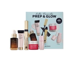 Estee Lauder Prep & Glow Set NIB Gift
